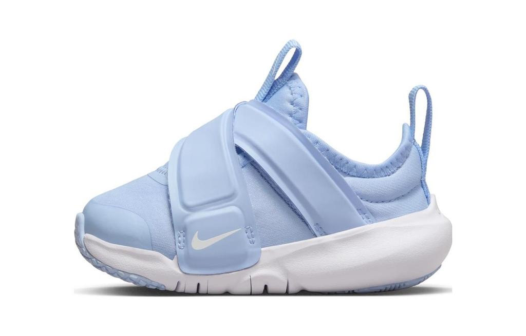 Nike Flex Advance Износостойкие Низкие Детские Беговые Кроссовки Сине-Белые Дети Возрастом 3 7 Лет CZ0186-404