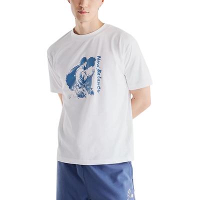 Men's Quick-Dry T-Shirts Men's White Crew Neck Moderate