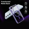 For Samsung Galaxy A55 5G Case Compatible with MagSafe TPU+PC Clear Phone Cover