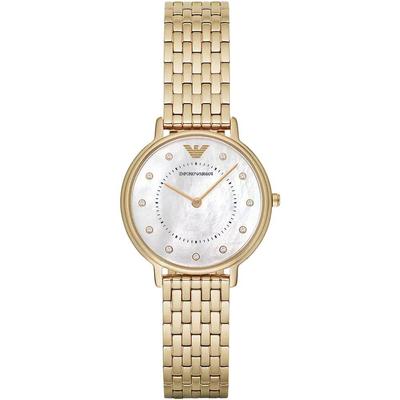 AR11007 Женские часы с двумя стрелками, золотистого цвета