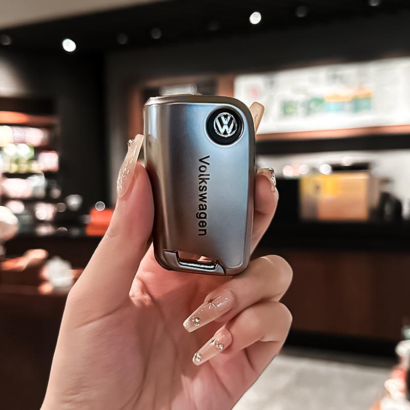 Fashion TPU Car Flip Remote Key Case Cover Holder Shell Fob For VW Volkswagen Golf 7 MK7 Tiguan MK2 Auto Keychain Accessories xc6