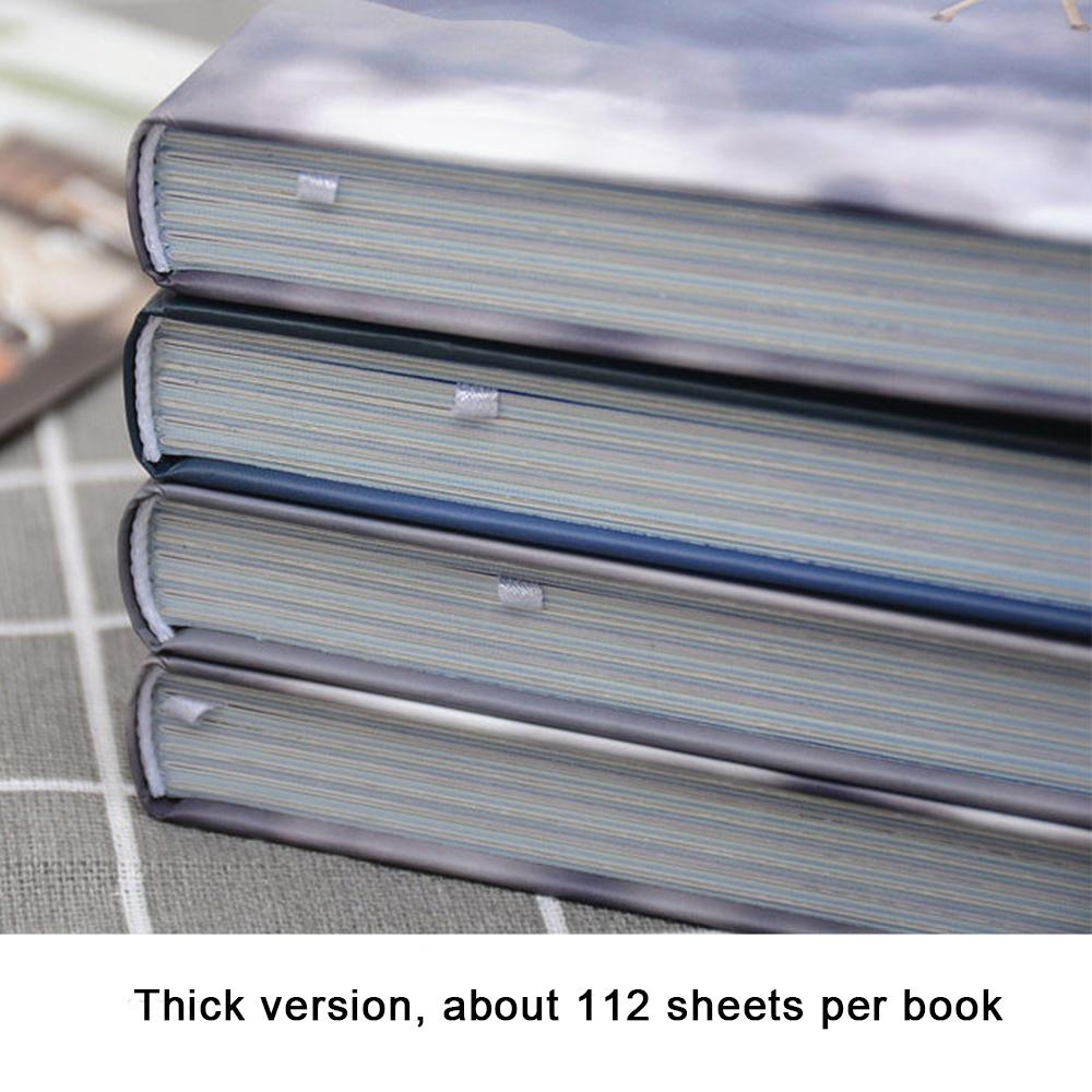 A5 Magnetic Buckle Student Ledger, Diary, Record Book, 112 Colored Pages, Travel Log, Notebook, Excerpt Book