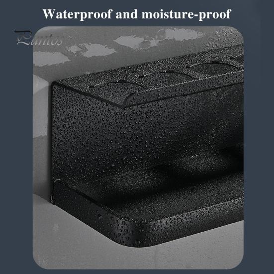 Настенная стойка для хранения фена для волос, прочная, несущая, простая в установке, многофункциональный выпрямитель для ванной комнаты, органайзер для инструментов для волос