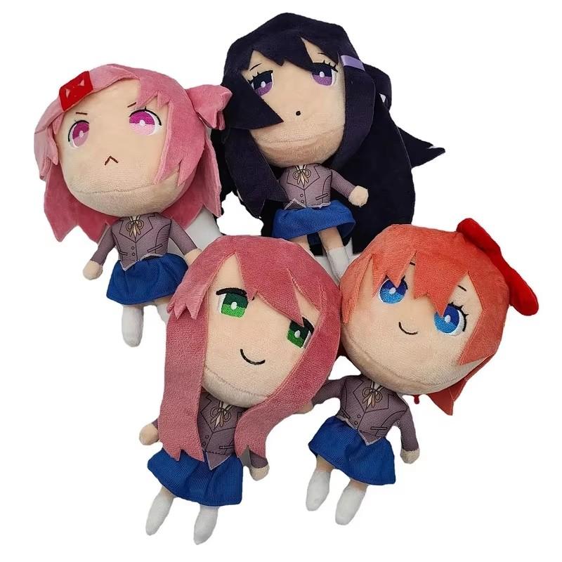 20см Игровые Плюшевые Игрушки Doki Doki Literary Club Аниме Косплей Моника Нацуки Сайори Юри Куклы