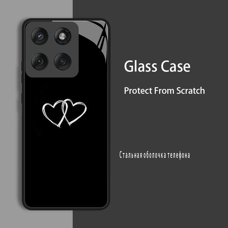 Для Motorola Moto Edge 60 Pro 60S Чехол Защитный Чехол из Закаленного Стекла Жесткий Бампер Для Moto Edge 60 Fusion 60 Stylus Neo Защитный Чехол