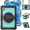 Rotating Stand Case Universal for Lenovo M10 Plus 2nd Gen TB-X606F X606X K10 TB-X6C6F X6C6X 10.3" with Screen Protector Cover