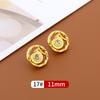 10 шт. пуговицы для рубашек, женская одежда, кардиган, шифон, круглые металлические пуговицы, детские мужские рубашки, универсальные золотые пуговицы Daquan