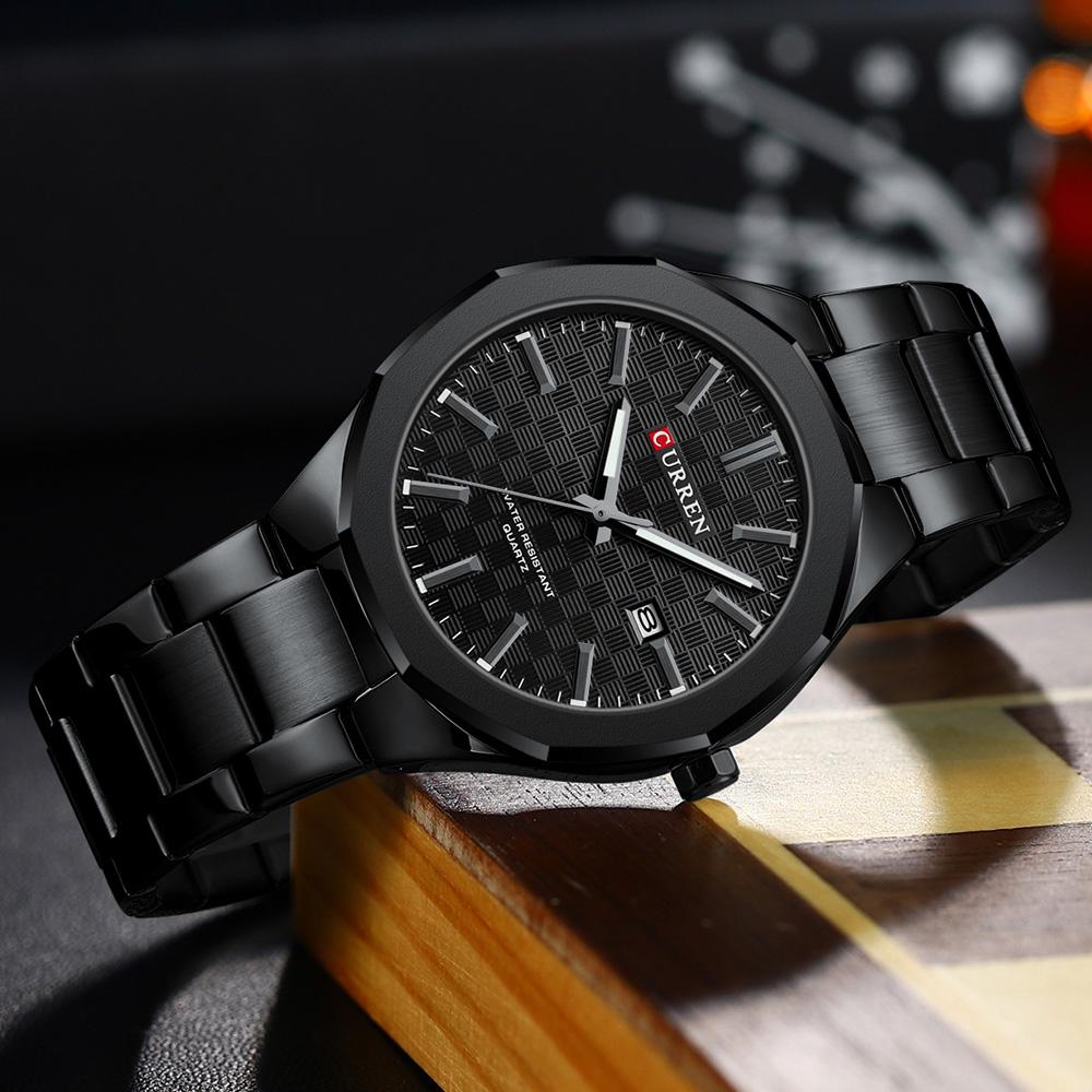 CURREN Men Watch Top Brand Luxury Original Business Waterproof Sport Male Clock Stainless Steel Army Quartz Wristwatch Gift 8477