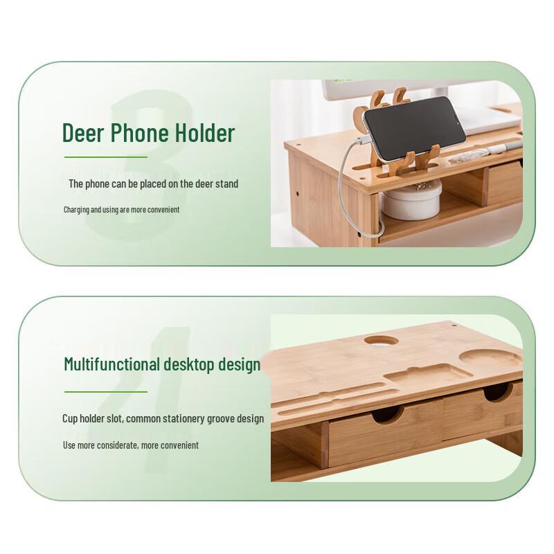 Befon Monitor & Laptop Riser Desk Stand