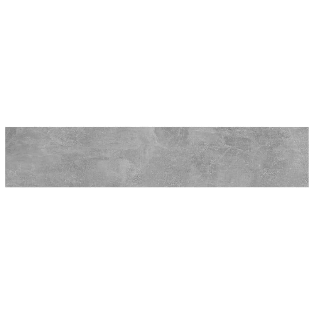 Shelf Boards 4 pcs Concrete Grey 100 x 20 x 1.5 cm Wood Based Material