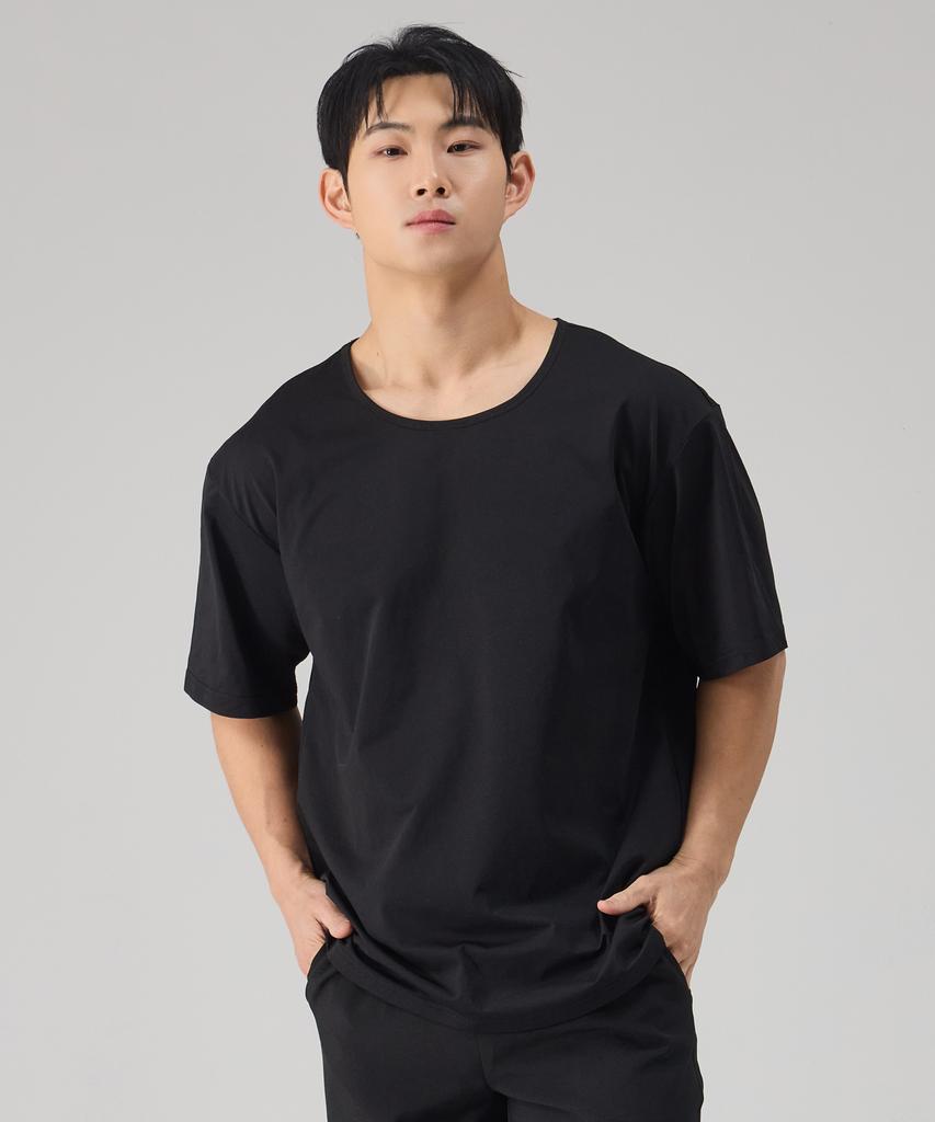 NTBC U-Neck Cool Basic Short Sleeve T-Shirt_2 Colors