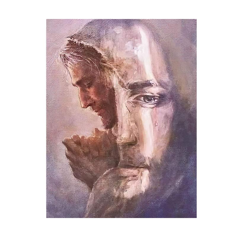 Плакат с изображением Иисуса и принты, христианская картина на холсте, настенные художественные картины для гостиной, спальни, украшения дома, подарки