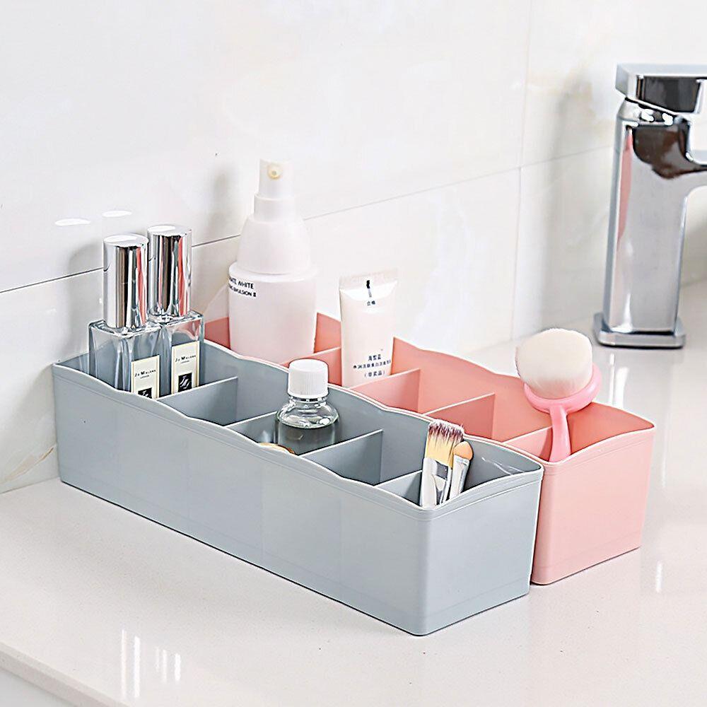 Коробка для хранения мелочей с пятью отделениями, контейнер для хранения, органайзер для нижнего белья и носков, разделитель для ящика