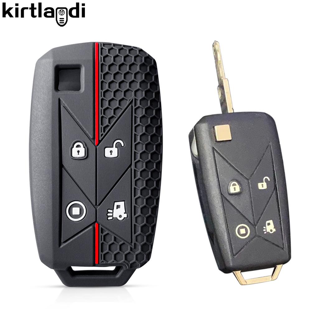 Силиконовый чехол для ключа пикапа с 4 кнопками, колпачки, крышка ключа для Renault Euro 6 серии T C K Gama, сумка-ракушка, брелок