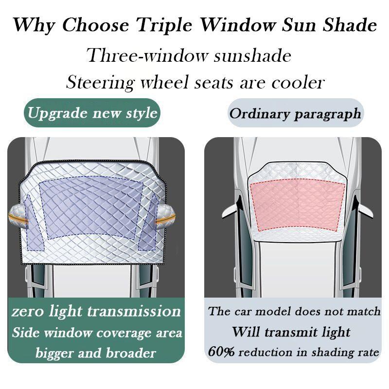 Солнцезащитный козырек, лобовое стекло автомобиля, козырек от солнца и снега, водостойкая защита, автомобильный магнитный чехол, чехол на переднее лобовое стекло автомобиля