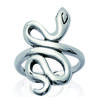 Silver Ring 'Temptation' Silver - 28x14 Mm