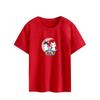Харадзюку милый мультяшный принт Футболки с коротким рукавом Женские Летние из чистого хлопка Повседневные свободные студенческие Футболки Женские Y2k Топы