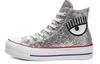 Chuck Taylor All Star Chiara Ferragni x Chuck Taylor All Star Wmns 'Lift Silver' Женские 563828C