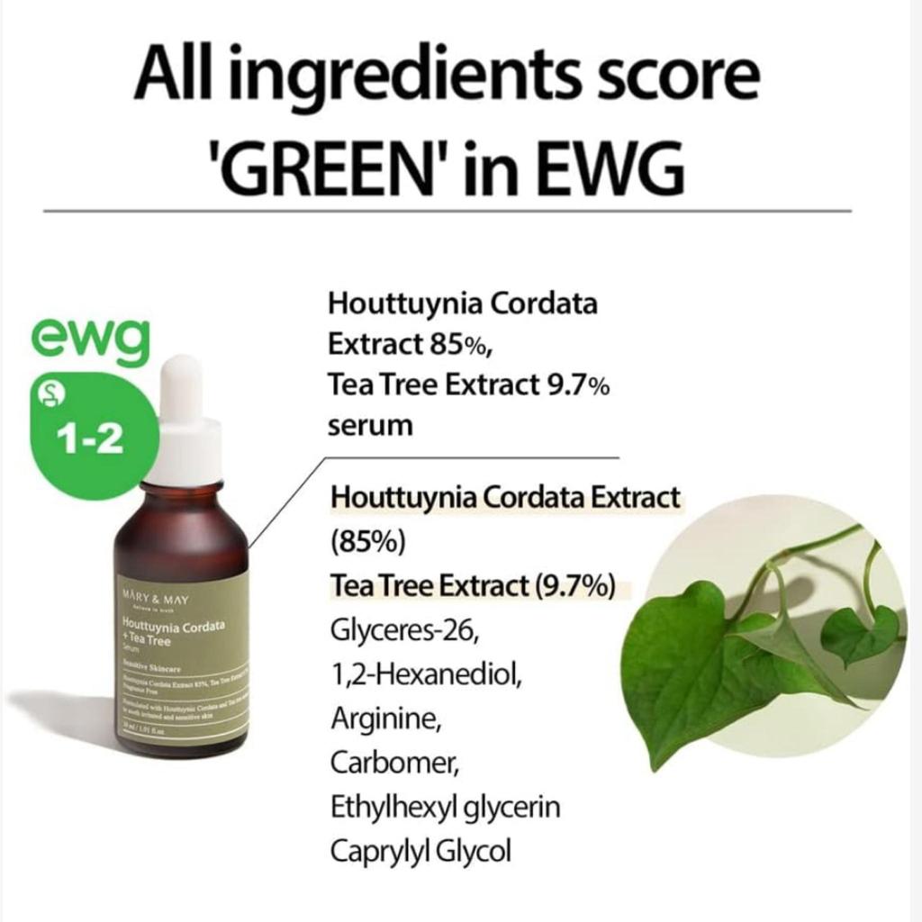 Mary&May Houttuynia Cordata +Tea Tree Serum 30ml