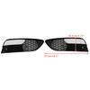 2PCS Front Bumper Fog Light Cover Grille Grill Fit A3 2012-2016