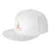 Fashion Christmas Serbia Badnjak Merry Christmas Tree Serbian Flat Brim Sun Hat  Suitable For Square Faces Baseball Caps