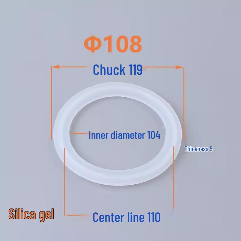 Quick Release PTFE Hygienic Clamp Gasket - Polytetrafluoroethylene Sealing Ring