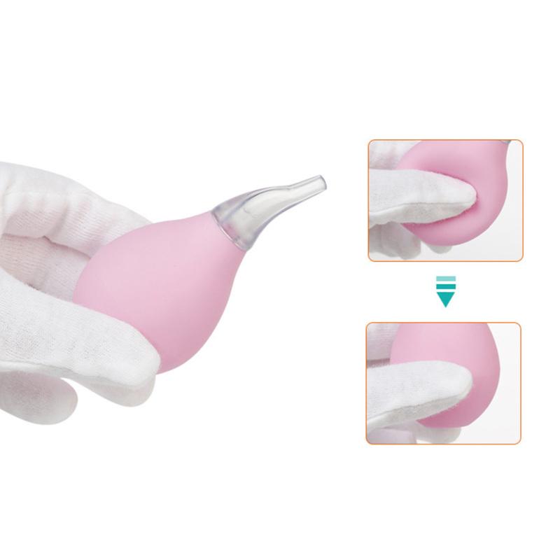 Детский назальный аспиратор Ручной прибор для отсасывания соплей и слизи ПВХ воздушный насос Нетоксичный вакуумный очиститель носа