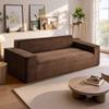 2110 mm Modern Sofa, Comfy Corduroy Couch with Deep Seats, Cloud Sofa with Wide Armrests, No Assembly Required, Large Plush Couch Ideal for Living