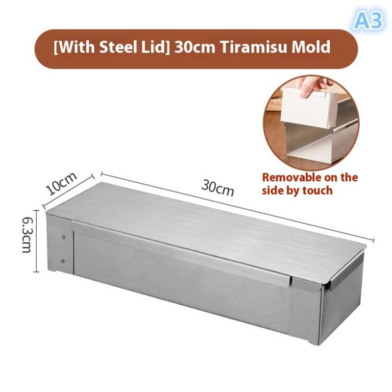 Прямоугольная форма для торта с антипригарным покрытием, форма для тирамису, противень для выпечки торта, нержавеющая сталь, формы для приготовления десерта тирамису, многофункциональная форма для чизкейка