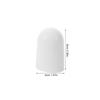 4Pcs Round Flashlight Diffuser Cap High-Transmission Silicone Anti-Glare Light Cover 39-43Mm for LED Flashlight Camping Tent