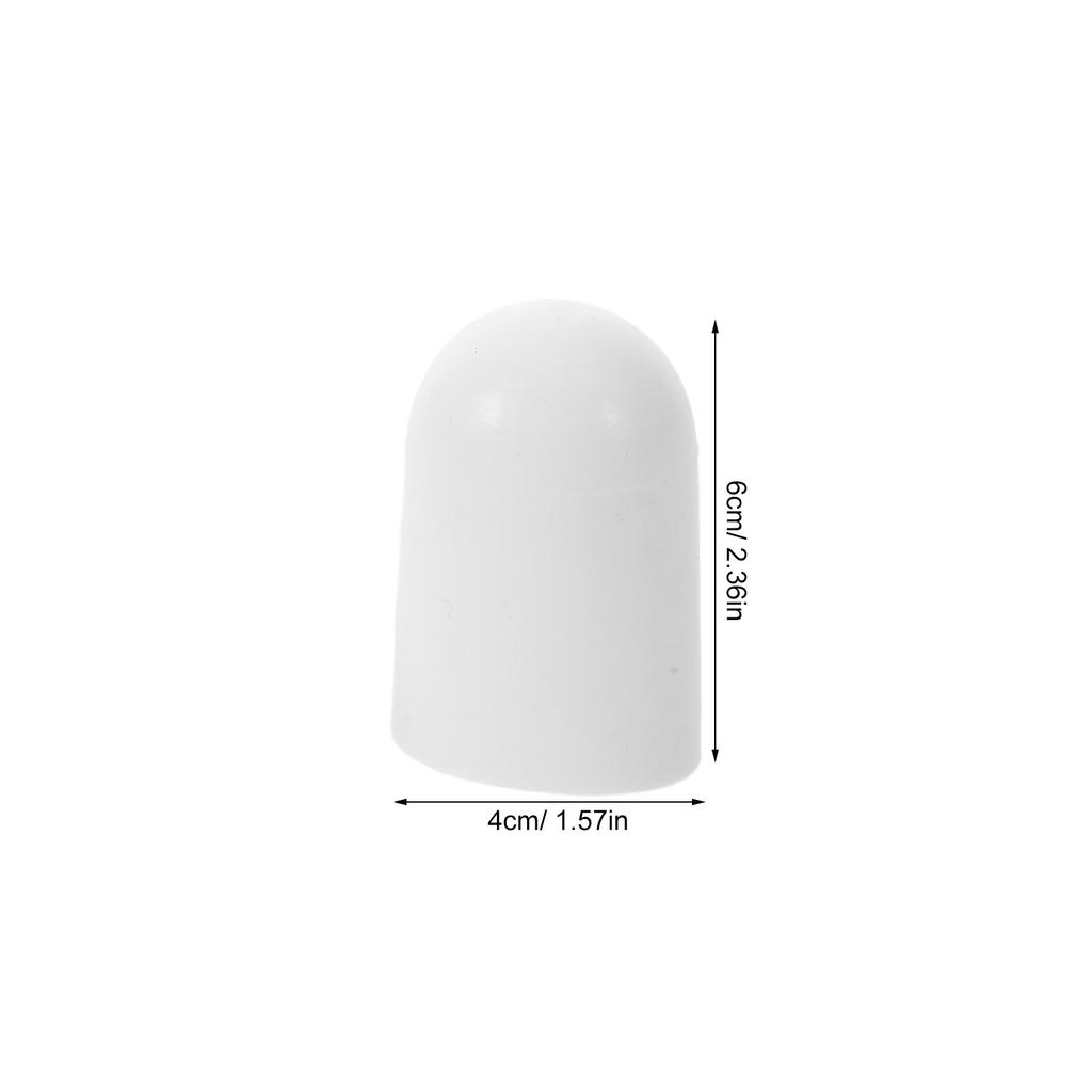 4Pcs Round Flashlight Diffuser Cap High-Transmission Silicone Anti-Glare Light Cover 39-43Mm for LED Flashlight Camping Tent