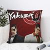 Подушки с изображением Горо Мадзимы из Yakuza, Мерч, Мягкая наволочка, Чехол для декоративной подушки, Декор для автомобиля, На молнии, Различные размеры