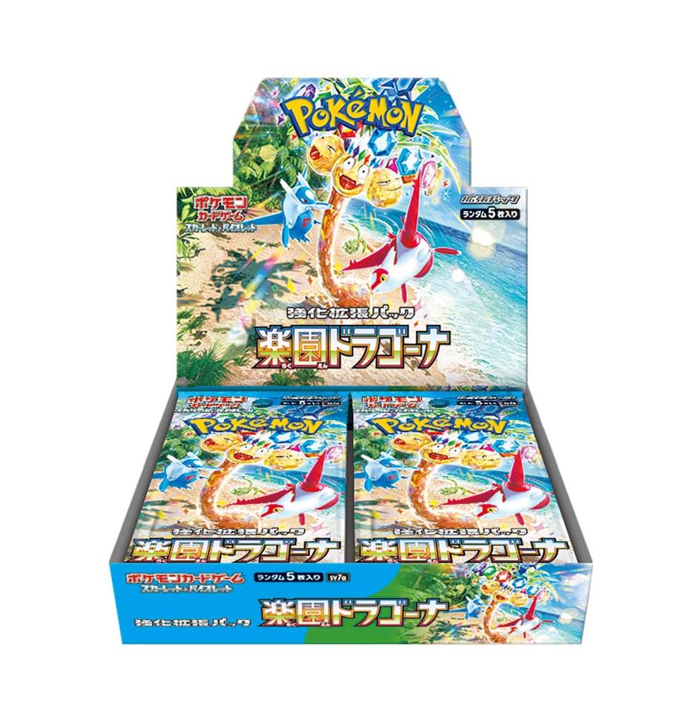 Колода Pokemon Card Game Scarlet Violet Расширенный набор Paradise Dragona Box &