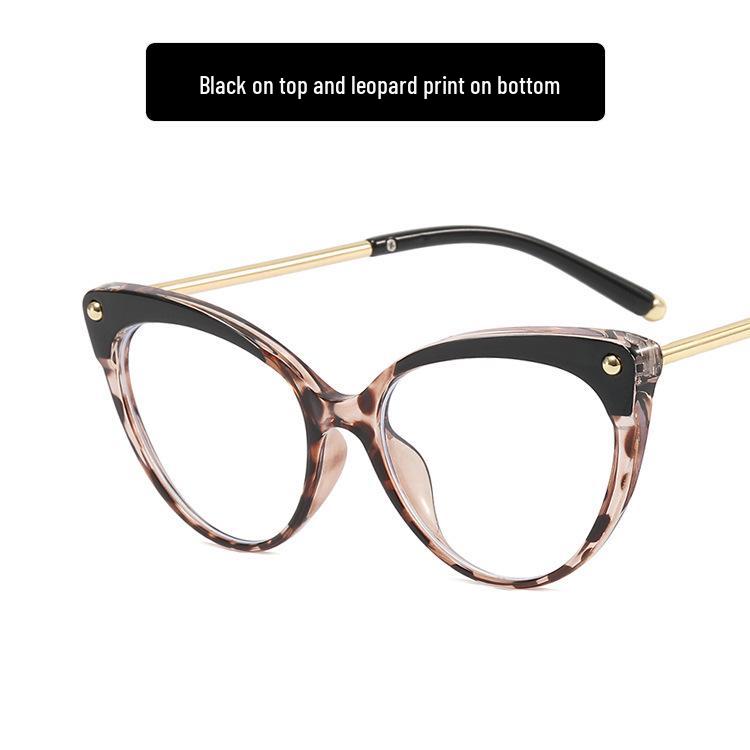 Оправа для очков TR90 в стиле ретро «кошачий глаз» с защитой от синего света для женщин