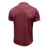 Summer Men's Henry Collar T-Shirts Solid Color Short Sleeve Tees Tops Men