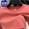 Мужская футболка с круглым вырезом и длинным рукавом из чистого хлопка