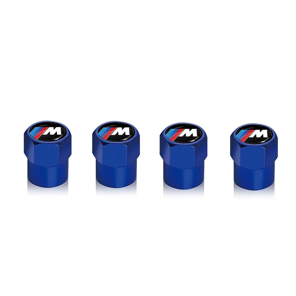 BABD1 For BMW New 4Pcs Car Wheel Tire Valve Caps Air Stem Covers for BMW M E34 E36 E60 E90 E46 F10 F20 F30 X5 X6 X1 M3 M5 M6 E71 Acce