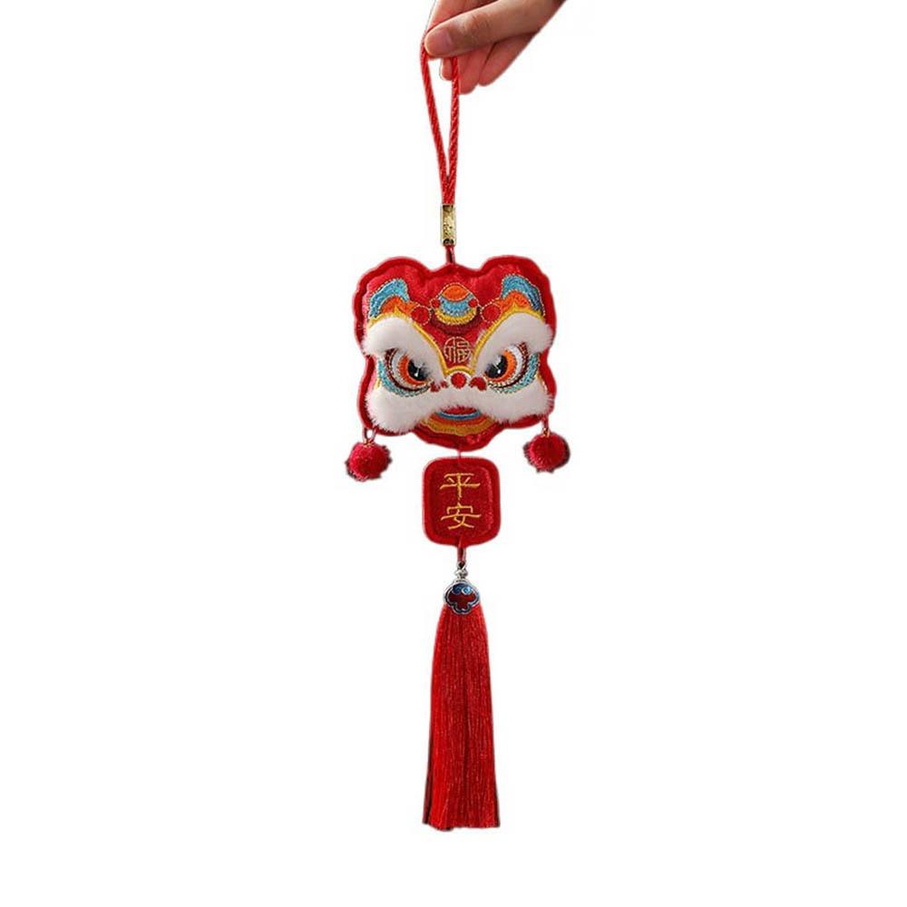 Felt Year Of The Snake Pendant Red Chinese Lucky Ornament Spring Festival Tassel Pendant Party