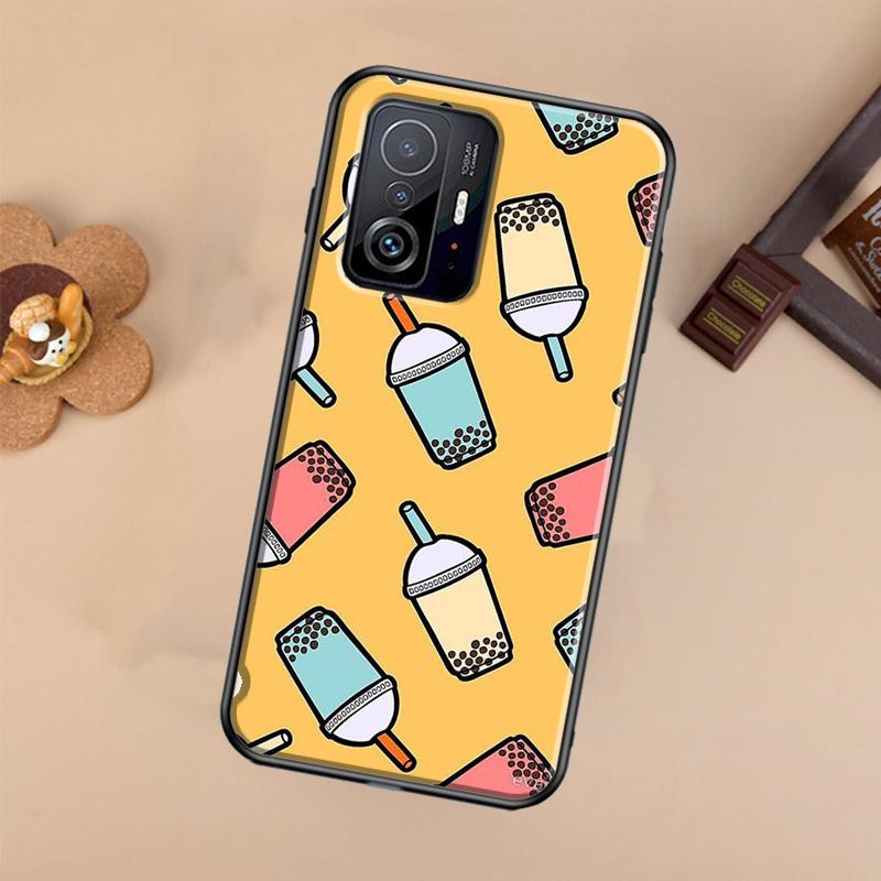 Чехол для телефона Xiaomi POCO X7 Pro X3 X5 X6 F3 F5 F6 M6 Pro 11T 12T 13T 14T Pro 13 14 Ultra с рисунком боба-милктей