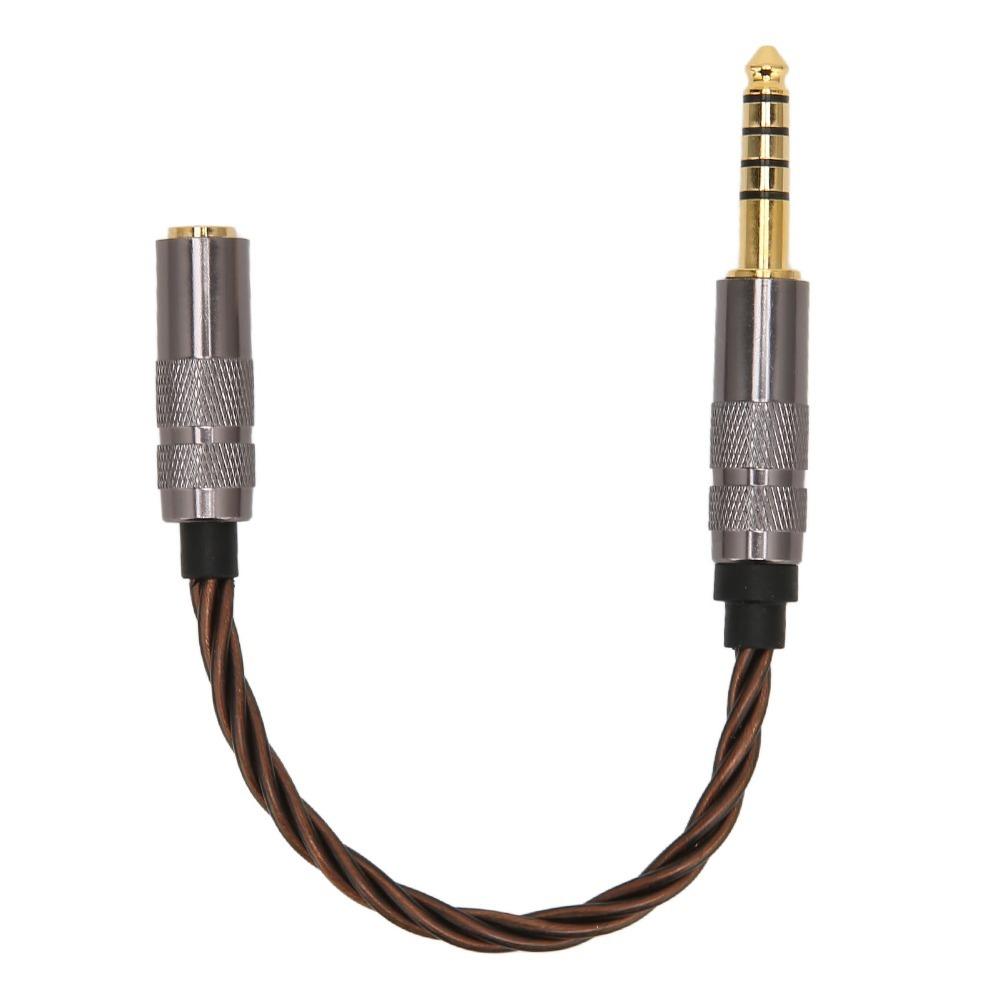 Gold Plated Plug 4.4mm to 2.5mm Balanced Cable for Phones Headphones Speakers Sound Enhancement