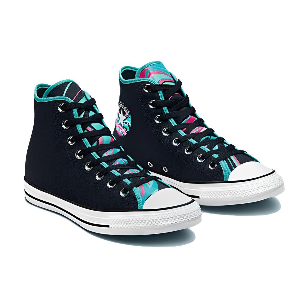 Converse Chuck Taylor All Star Мраморный 'Черный Бирюзово-зеленый' A02127C
