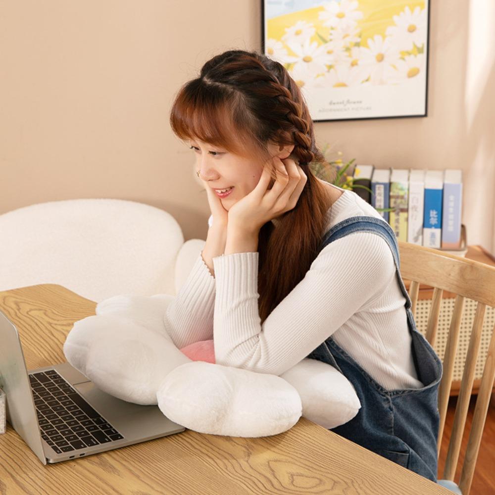 Подушка в форме цветка сакуры Мягкая подушка для сиденья Домашнее украшение Подушка для стула Спальня