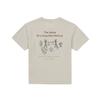 [Snowpeak] Kids Sorona Camping Short Sleeve T-Shirt Sand Beige (S25MKFTS93)
