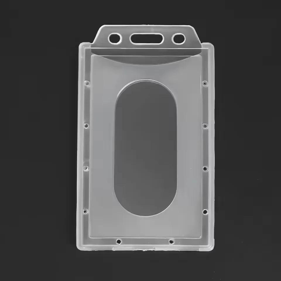 20/10/5/1 шт. Прозрачный матовый держатель для ID-карты, бейджа с именем, премиальный прозрачный пластиковый рукав для карты для защиты карты медперсонала