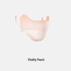 Premium UV Protection Women's Ice Silk Face Mask - Full Coverage, Summer Lightweight, Gradient Design, Blush Shade