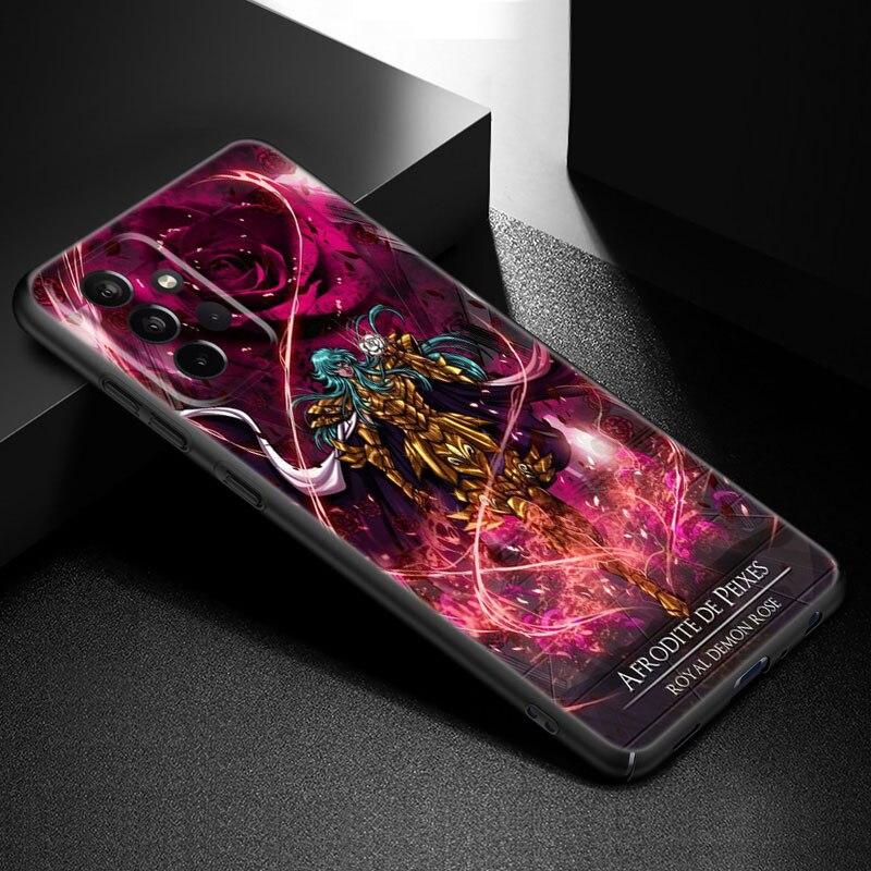 Чехол для телефона с изображением аниме Saint-Seiya для Samsung Galaxy A21 A30 A50 A52 S A13 A22 A32 A33 A53 A73 5G A11 A12 A31 A51 A70 A71 A72