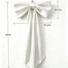 Satin Wall Bow Decor 48 x 24 Inch Fireplace Bow Decor New Decorative Bow  Fireplace Decoration