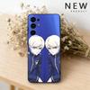Чехол для телефона аниме Миги и Д-Дали для Samsung S26,25,24,23,22,30,21,10,9,Ultra,Plus,Lite Черный мягкий чехол