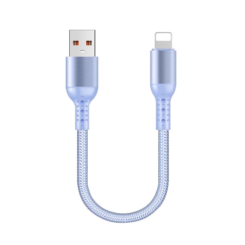 Двойной кабель для быстрой зарядки Type-C для Huawei и iPhone 17 (Двойной локоть, короткий, портативный)