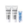 [NONIO Плюс Отбеливающая зубная паста (Квази-лекарство) 130 г x 2 + Зубная нить в комплекте) Зубная паста с высокой концентрацией фтора (1450 частей на миллион) от неприятного запаха изо рта
